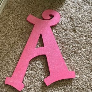 Letter A decor